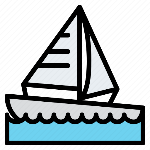 Sail, boat, sea, outdoor, summer icon - Download on Iconfinder