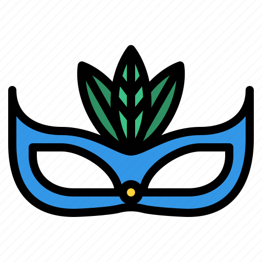 Tropical, mask, carnival, decoration, accessories icon - Download on Iconfinder