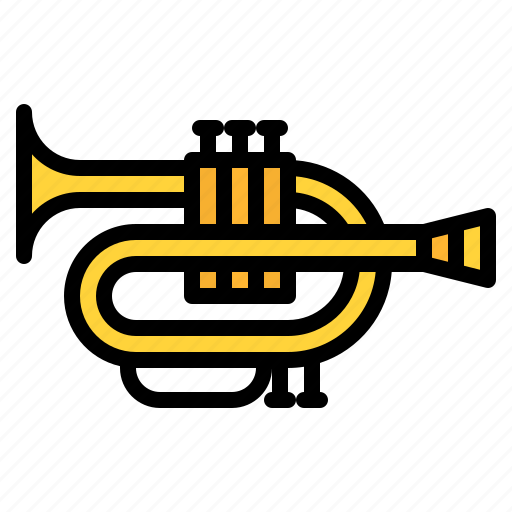 Trumpet, music, instrumental, beach icon - Download on Iconfinder