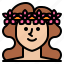 woman, hawaiian, head, flower, decoration, accessories 