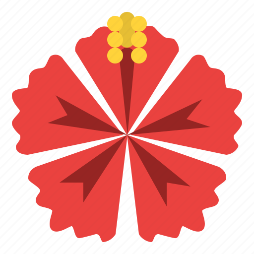 Hibiscus, flower, tropical, nature, plant icon - Download on Iconfinder
