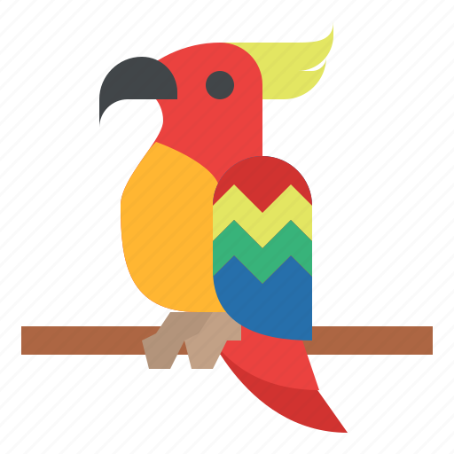 Parrot, bird, animal, wildlife, tropical icon - Download on Iconfinder