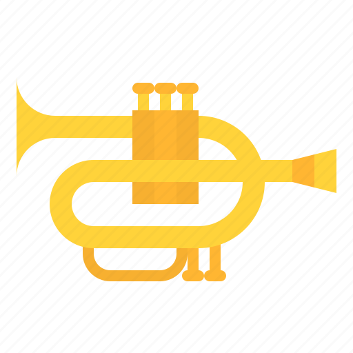 Trumpet, music, instrumental, beach icon - Download on Iconfinder