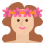 woman, hawaiian, head, flower, decoration, accessories 