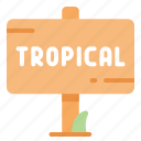 beach, signboard, summer, tropical