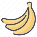 banana, food, fruit, healthy, tropical