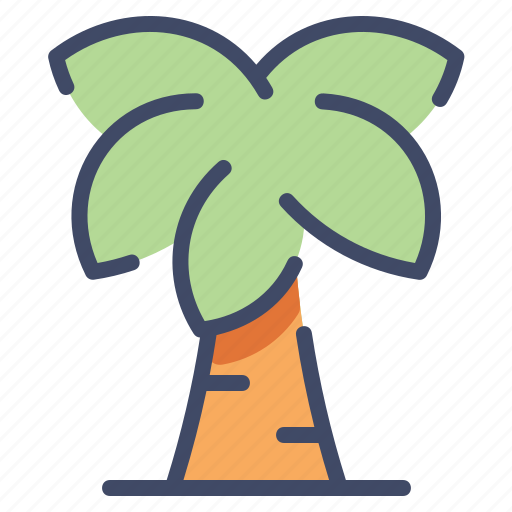 Beach, coconut, palm, tree, tropical icon - Download on Iconfinder