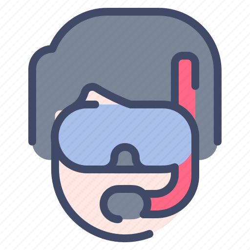 Dive, man, mask, people, sea, snorkeling, underwater icon - Download on Iconfinder