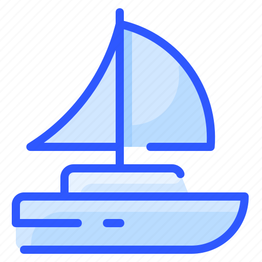 Boat, cruise, sailing, ship, vacation, yacht icon - Download on Iconfinder