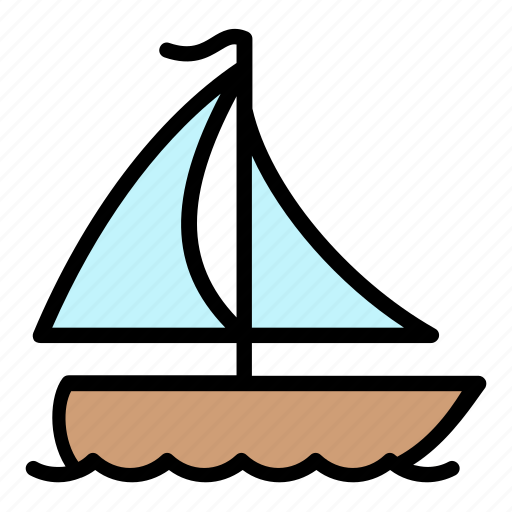 Tropical, ship, sail, sea, transport icon - Download on Iconfinder