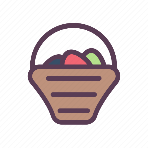 Basket, day, easter, egg icon - Download on Iconfinder