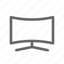 curve, monitor, screen, tv