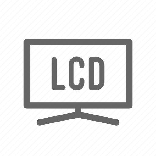 Lcd, monitor, screen, tv icon - Download on Iconfinder
