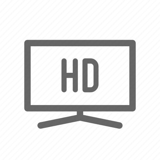 Display, full hd, hd, monitor, quality, screen, tv icon - Download on Iconfinder
