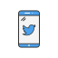inbox, phone, twitter, twitter logo 