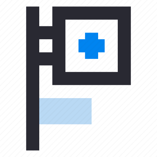 Medical, hospital, healthcare, clinic, sign, medical center icon - Download on Iconfinder