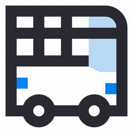 Public transportation, transport, double decker, bus, london bus, vehicle icon - Download on Iconfinder