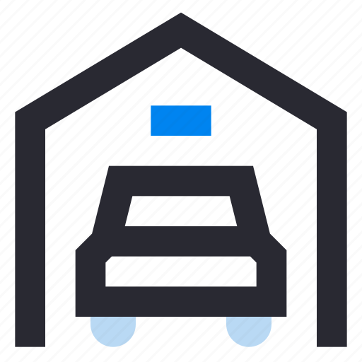 Real estate, house, property, garage, parking, car icon - Download on Iconfinder