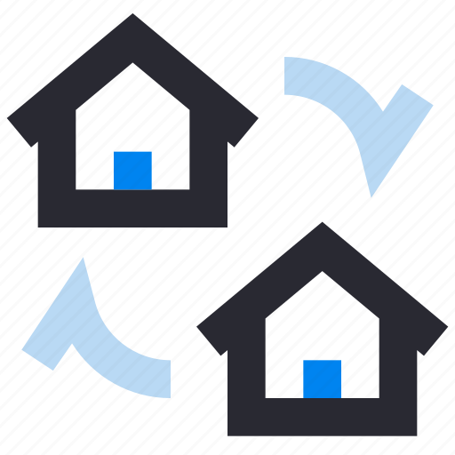 Real estate, house, property, move, moving, relocation, service icon - Download on Iconfinder