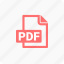 document, file, pdf, type, type pdf 