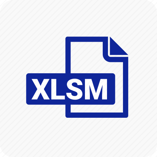 Document, file, type, type xlsm, xlsm icon - Download on Iconfinder