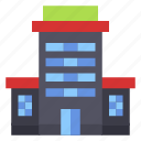 building, flats, office, block, residential