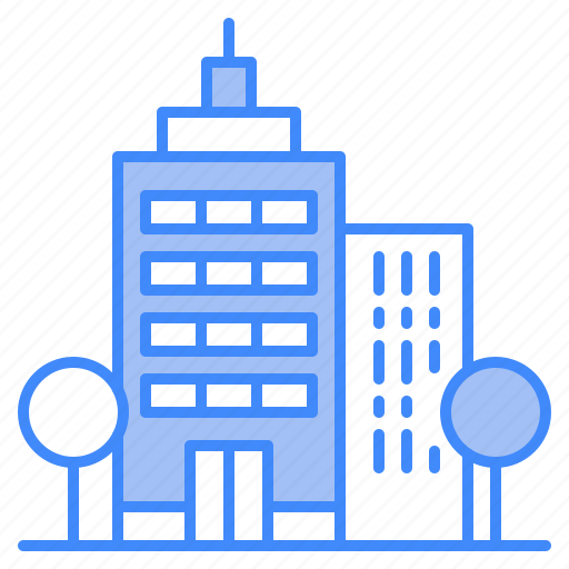 Apartments, building, flats, office, block, residential icon - Download on Iconfinder