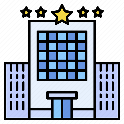 Accommodation, five, star, hotel, service, services icon - Download on Iconfinder