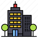 apartments, building, flats, office, block, residential