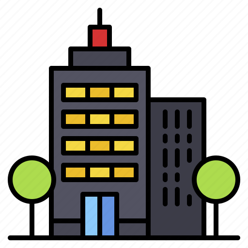 Apartments, building, flats, office, block, residential icon - Download on Iconfinder