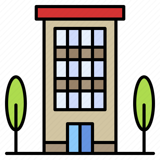 Living, residential, urban, office, building icon - Download on Iconfinder