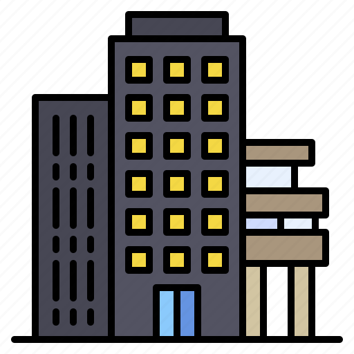 Building, city, commercial, office, urban, workplace icon - Download on Iconfinder