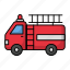 fire engine, fire lorry, fire truck, road vehicle 