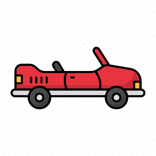 Roofless, roadster, convertible, car, automobile, transport icon - Download on Iconfinder