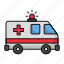 ambulance, vehicle, transport, medical, auto, automobile 