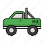 pickup truck, off road, vehicle, transport, automobile, highway vehicle 