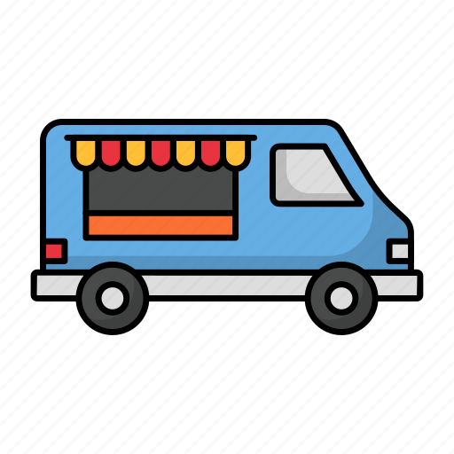 Outdoor, food truck, food van, mobile truck, smart vehicle icon - Download on Iconfinder