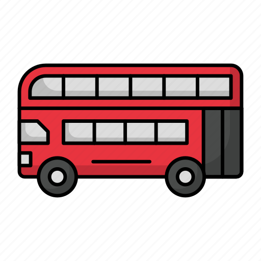 Double decker, bus, tranportation, automated, transportation, vehicle icon - Download on Iconfinder