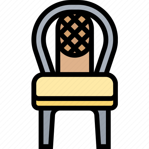 French, bistro, chair, dcor, cafe icon - Download on Iconfinder