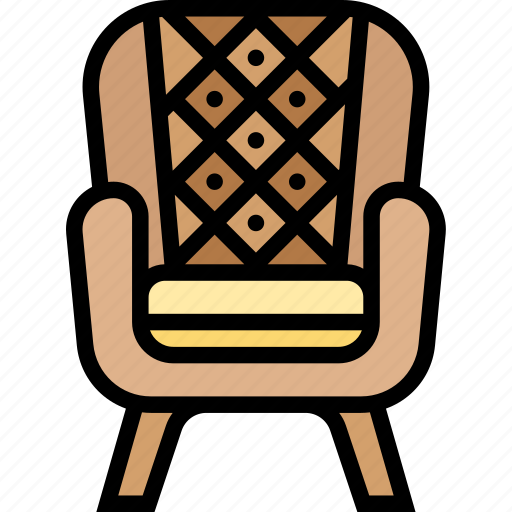 Mid, century, chair, modern, furniture icon - Download on Iconfinder