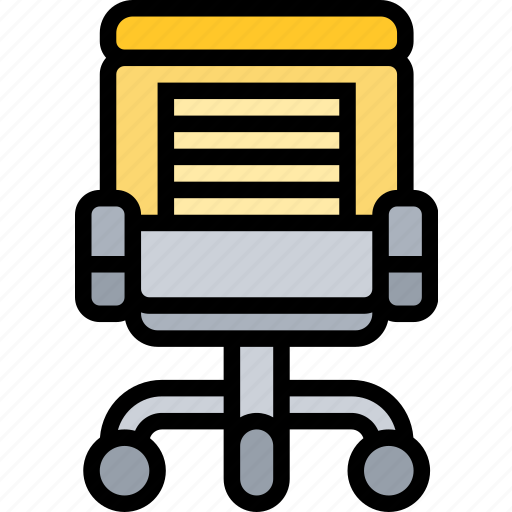 Office, chair, sitting, furniture, business icon - Download on Iconfinder