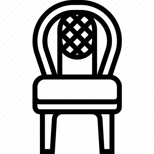 French, bistro, chair, dcor, cafe icon - Download on Iconfinder