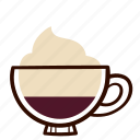 panna, espresso, coffee, drink, cafe