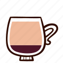 flat white, espresso, coffee, drink, cafe