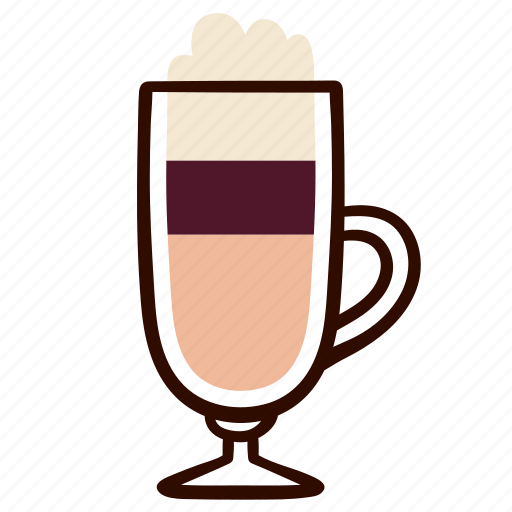 Latte macchiato, coffee, drink, cafe, espresso icon - Download on Iconfinder