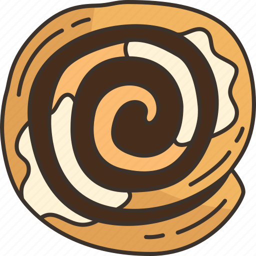 Cinnamon, roll, bun, pastry, breakfast icon - Download on Iconfinder