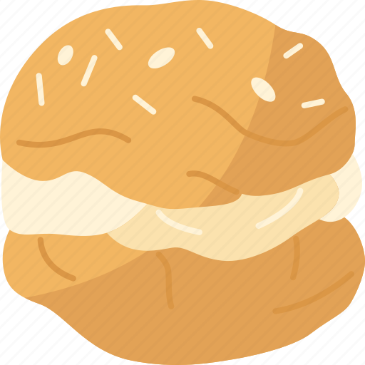 Donut, polish, filled, frosting, snack icon - Download on Iconfinder