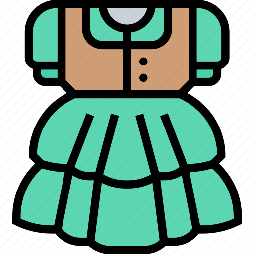 Dress, jumper, pinafore, sleeveless, blouse icon - Download on Iconfinder
