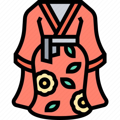Kimono, japanese, dress, traditional, culture icon - Download on Iconfinder