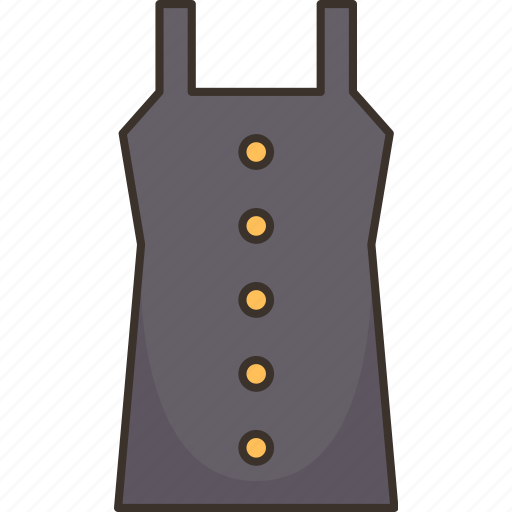 Dress, dungaree, shoulder, straps, clothing icon - Download on Iconfinder